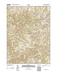 2013 Map of Reynoldsville, 2013 Print