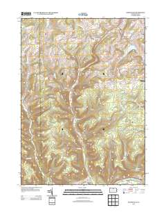 2013 Map of Sabinsville, 2013 Print