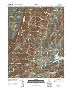 2010 Map of Schellsburg, 2010 Print