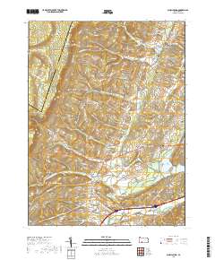 2019 Map of Schellsburg, 2019 Print