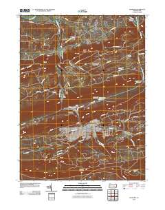 2010 Map of Shamokin, 2010 Print