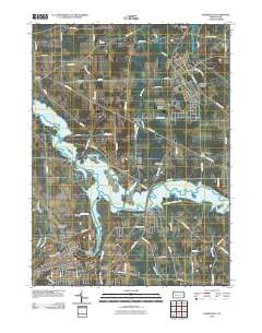 2010 Map of Sharpsville, 2010 Print