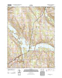 2013 Map of Sharpsville, 2013 Print
