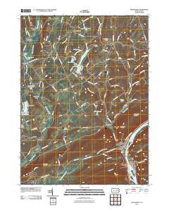 2010 Map of Shickshinny, 2010 Print