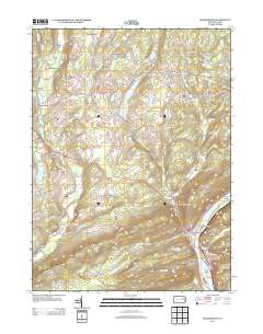 2013 Map of Shickshinny, 2013 Print