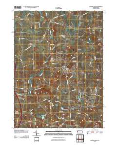 2010 Map of Slippery Rock, 2010 Print