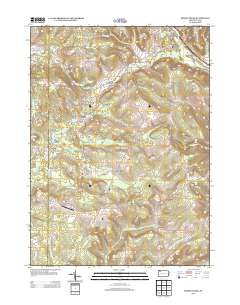 2013 Map of Spring Creek, 2013 Print