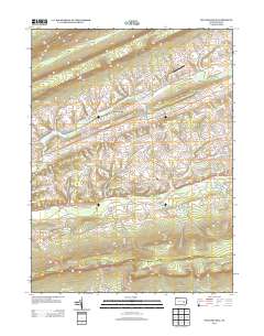 2013 Map of Swatara Hill, 2013 Print