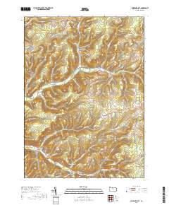 2019 Map of Sweden Valley, 2019 Print