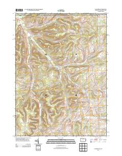 2013 Map of Ulysses, 2013 Print