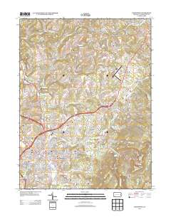 2013 Map of Uniontown, 2013 Print