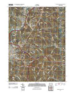 2010 Map of Washington East, 2010 Print