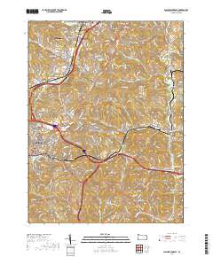 2019 Map of Washington East, 2019 Print