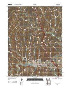 2010 Map of Waynesburg, 2010 Print