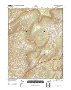 2013 Map of Wells Tannery, 2013 Print