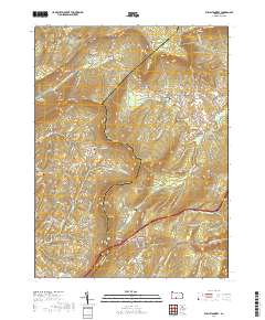 2019 Map of Wells Tannery, 2019 Print