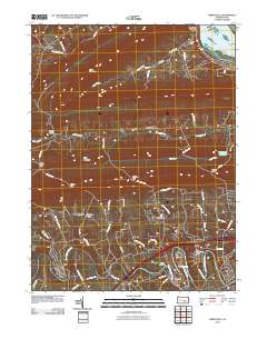 2010 Map of Wertzville, 2010 Print