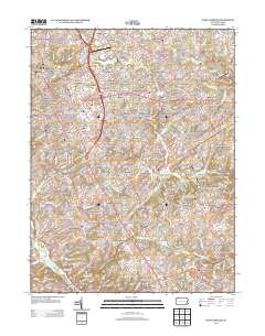 2013 Map of West Chester, 2013 Print
