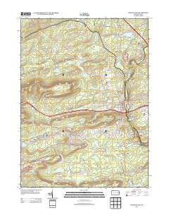 2013 Map of White Haven, 2013 Print