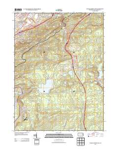 2013 Map of Wilkes-Barre East, 2013 Print