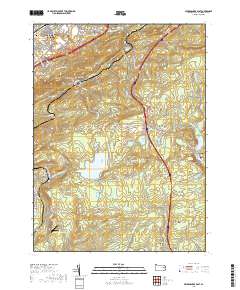 2019 Map of Wilkes-Barre East, 2019 Print