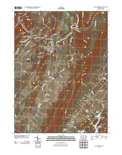 2010 Map of Williamsburg, 2010 Print