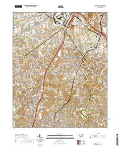 2020 Map of Fort Mill, 2020 Print