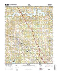 2014 Map of Inman, 2014 Print