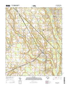 2014 Map of McColl, 2014 Print