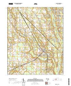 2020 Map of McColl, 2020 Print