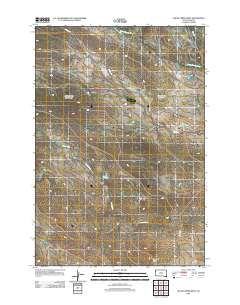 2012 Map of Alkali Creek West, 2012 Print