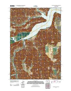 2012 Map of Alleman Station, 2012 Print