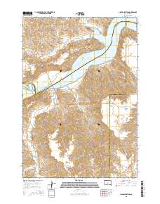 2015 Map of Alleman Station, 2015 Print