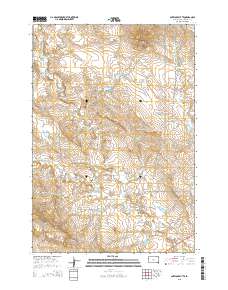 2015 Map of Antelope Butte, 2015 Print