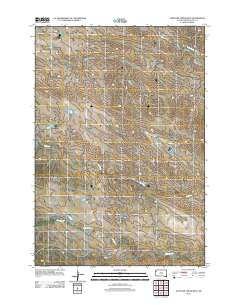 2012 Map of Antelope Creek West, 2012 Print