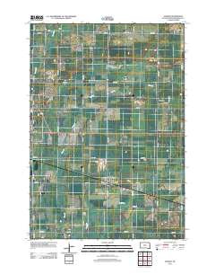 2012 Map of Aurora, 2012 Print