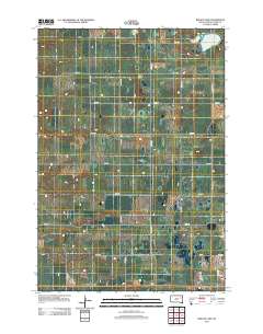 2012 Map of Baileys Lake, 2012 Print