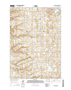 2015 Map of Baileys Lake, 2015 Print