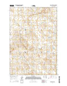 2015 Map of Bams Butte NW, 2015 Print