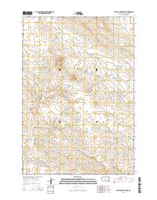 2015 Map of Battle Creek Butte, 2015 Print