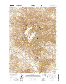 2015 Map of Battleship Rock, 2015 Print