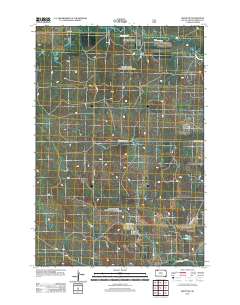 2012 Map of Bison NW, 2012 Print
