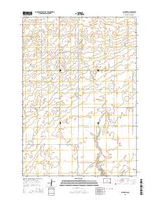 2015 Map of Blunt NW, 2015 Print