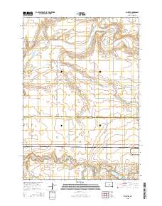 2015 Map of Blunt SE, 2015 Print