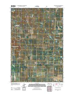 2012 Map of Boxcar Buttes, 2012 Print