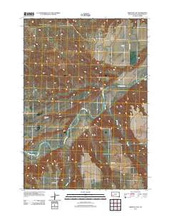 2012 Map of Brennan Flat, 2012 Print