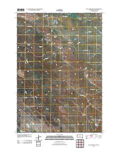2012 Map of Bull Creek Butte, 2012 Print