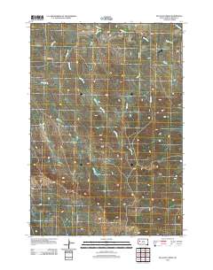 2012 Map of Bull Run Creek, 2012 Print