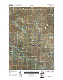 2012 Map of Camp Creek, 2012 Print