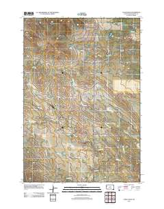 2012 Map of Castle Rock, 2012 Print
